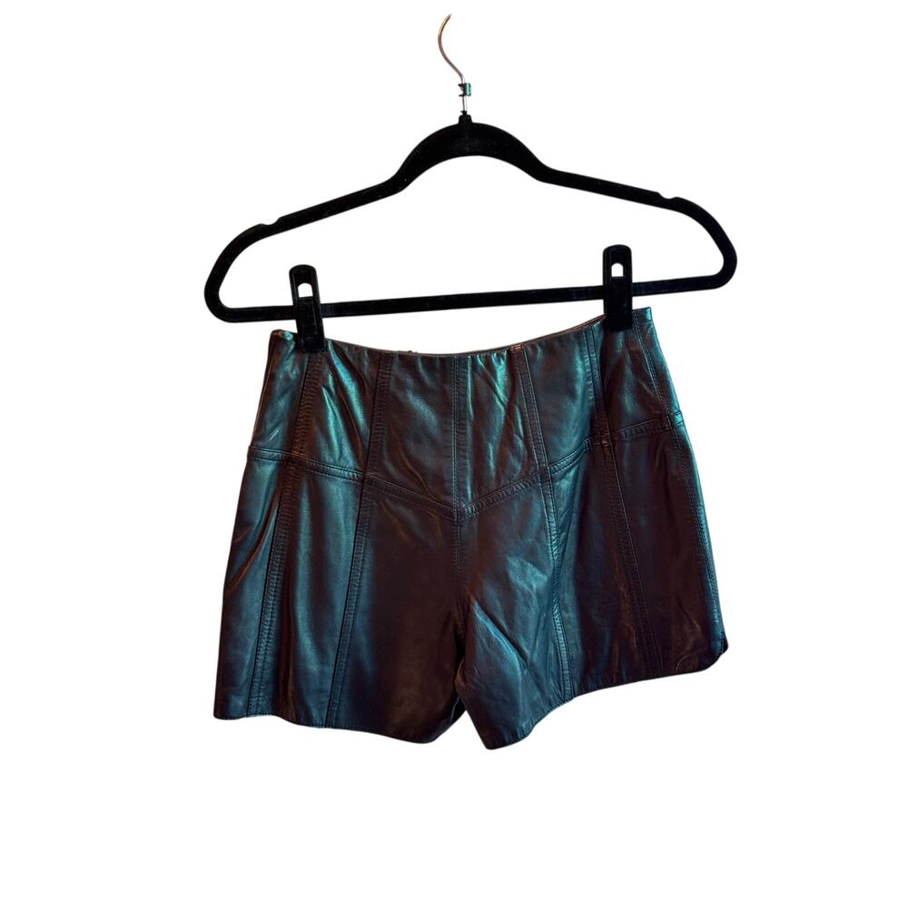 Leather Shorts Euro 32 / 0 NWT - Picture 2 of 5